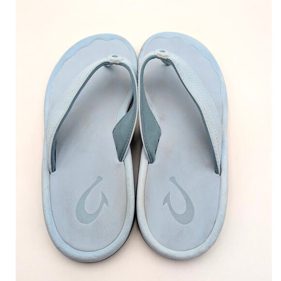 OluKai Ohana Water-Friendly Flat Sandals Women's Blue Size US W7 EU37 - Picture 11 of 11